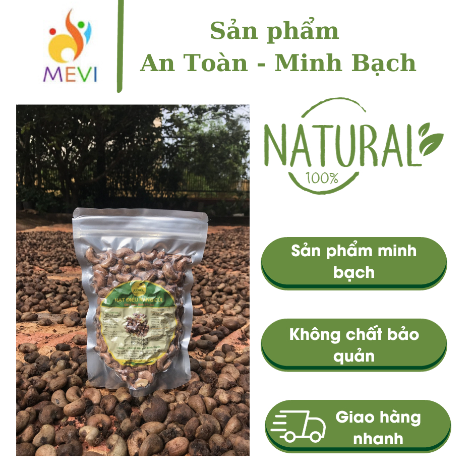HẠT ĐIỂU RANG MUỐI TÚI ZIP 500G