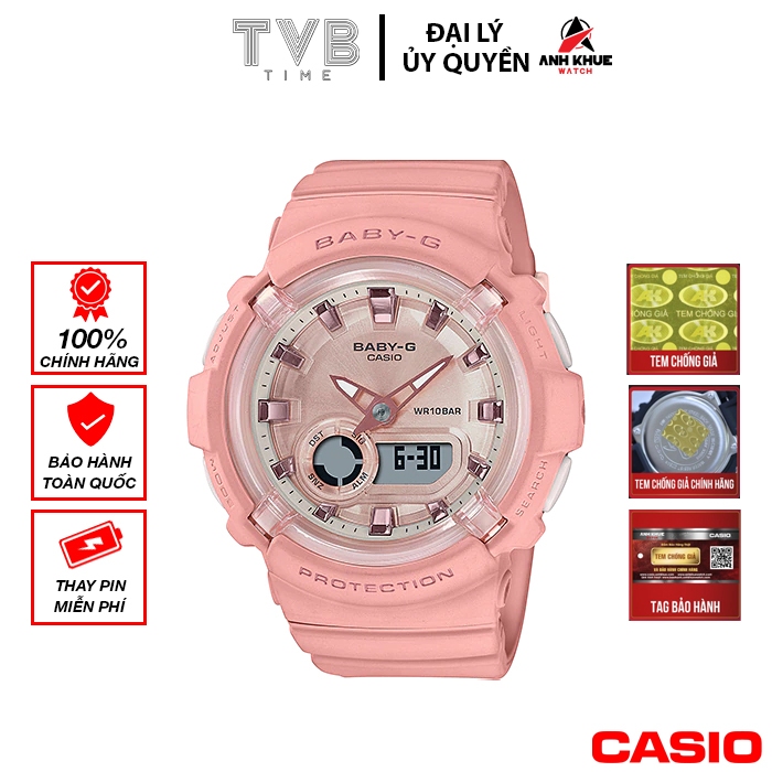 Đồng hồ nữ Casio Baby-G chính hãng Anh Khuê BGA-280-4ADR