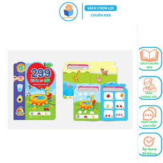 Sách - 299 sticker bóc dán thông minh phát triển iq eq cq