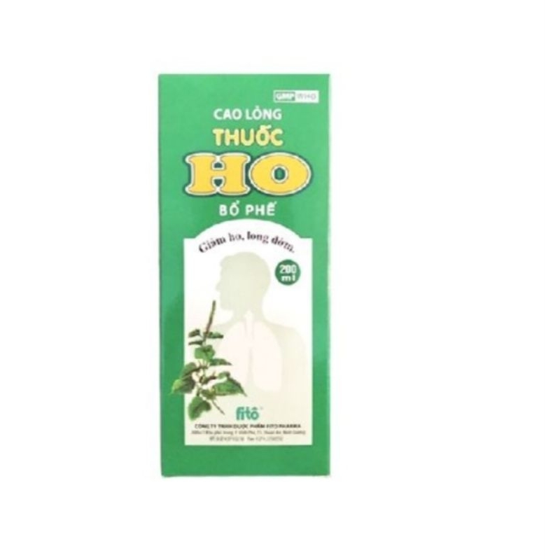 SIRO HO BỔ PHẾ FITO. Chai 200ml