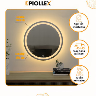 Gương Led Tròn Treo Tường, Gương Treo Bàn Trang Điểm PIOLLEX MIRROR