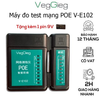 Máy test mạng poe đa năng,bộ test mạng poe veggieg v-e102