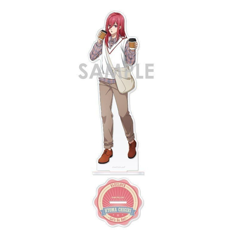 Mô hình BLUE LOCK anime chibi tượng acrylic mica trang trí Standee nagi chigiri rin reo