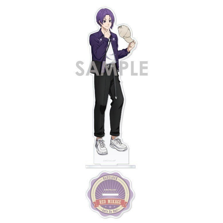 Mô hình BLUE LOCK anime chibi tượng acrylic mica trang trí Standee nagi chigiri rin reo