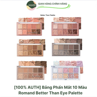 Bảng Phấn Mắt 10 Màu Romand Better Than Eye Palette