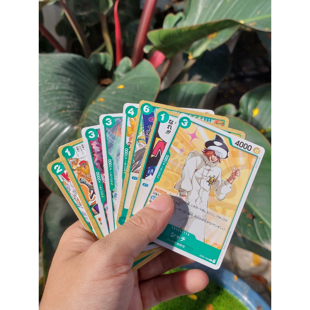 Combo 10 Thẻ Bài One Piece Tiếng Nhật Common