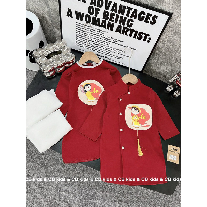 Bộ áo dài cách tân An cho bé trai, bé gái