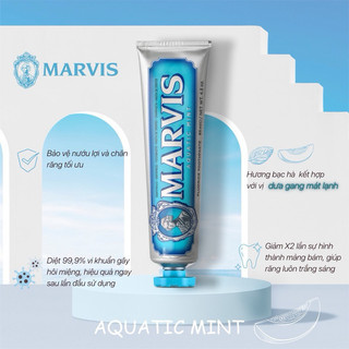 [Công Ty] Kem đánh răng Marvis Classic Whitening Mint 85ml