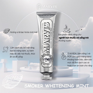 [Công Ty] Kem đánh răng Marvis Classic Whitening Mint 85ml