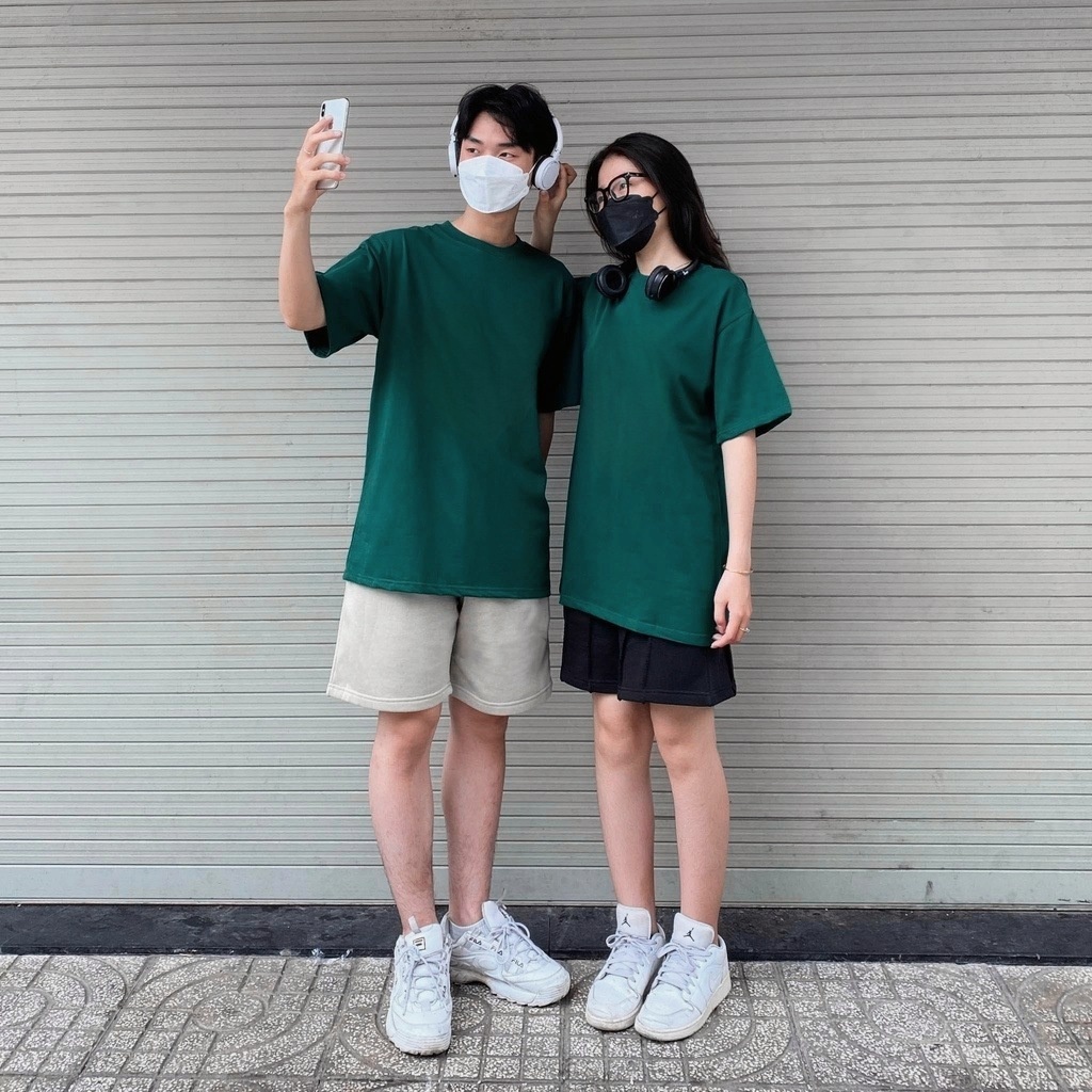 Áo Thun Trơn Tay Lỡ Unisex Make It Rain VN, Áo Phông Nam Nữ Form Rộng, có hình ảnh video thật