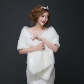 Khăn choàng lông cô dâu 150 số 3