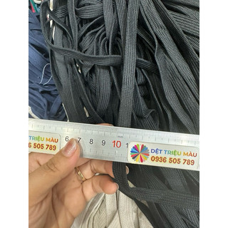 Dây luồn giày , luồn quần dây dẹp đen bảng to 1cm