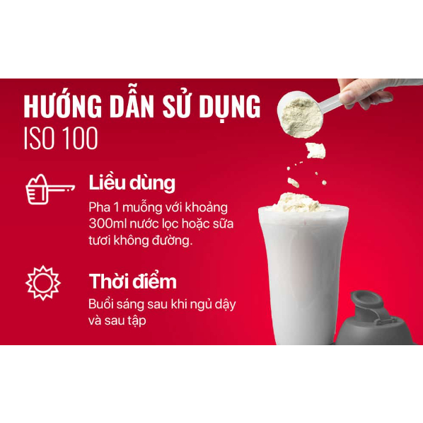 Bột đạm dinh dưỡng thể thao thể hình ISO100 HYDROLYZED 2.3KG hỗ trợ tăng cơ từ thương hiệu DYMATIZE