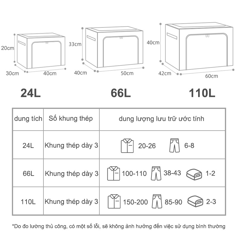 Túi Đựng Quần Áo hộp nhựa trong suốt pvc chống bụi có thể gấp gọn Hộp đựng đồ lót đồ ngủ tuyệt rất tiện lợi