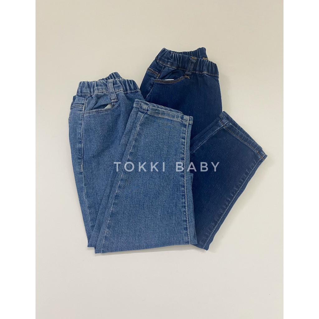 Quần jeans baggy cho dãn xuất Hàn size 120-170