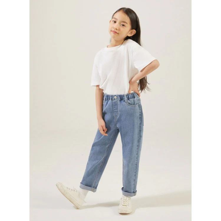Quần jeans baggy cho dãn xuất Hàn size 120-170
