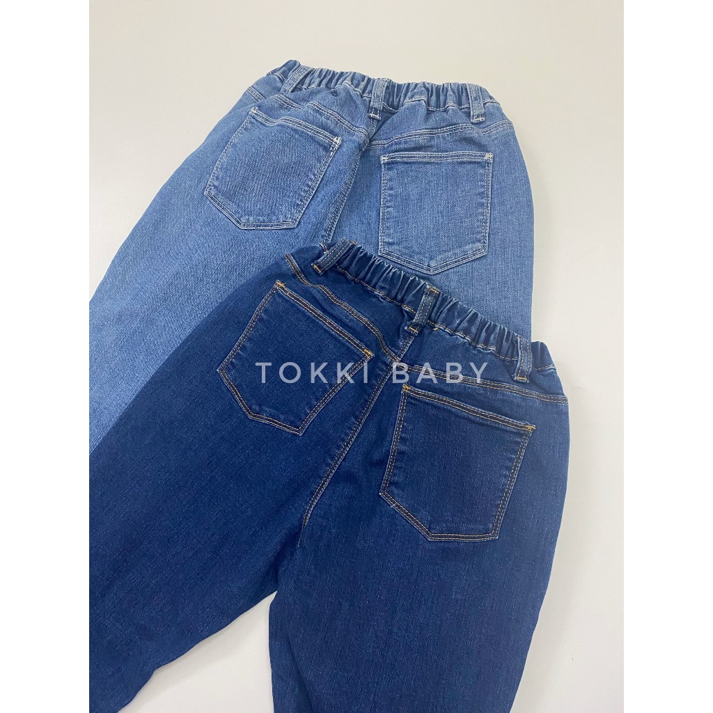 Quần jeans baggy cho dãn xuất Hàn size 120-170