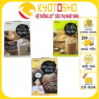 Bột ngũ cốc Damtuth Hàn Quốc hộp 50 gói, bột ngũ cốc Damtuth 15 loại hạt, bột ngũ cốc mè đen Hàn Quốc