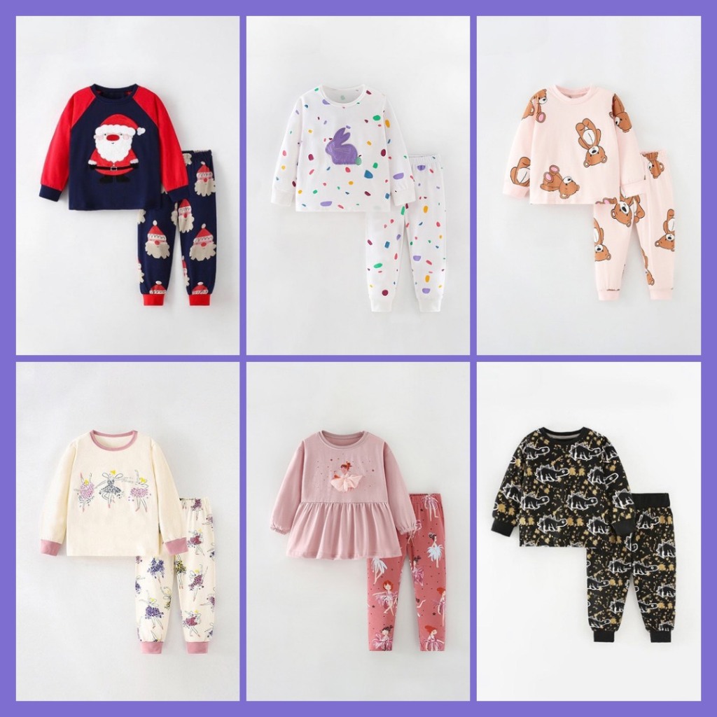 Bộ bé gái, trai Little Maven bộ thun cotton dài tay bé gái,trai BGKL432.3