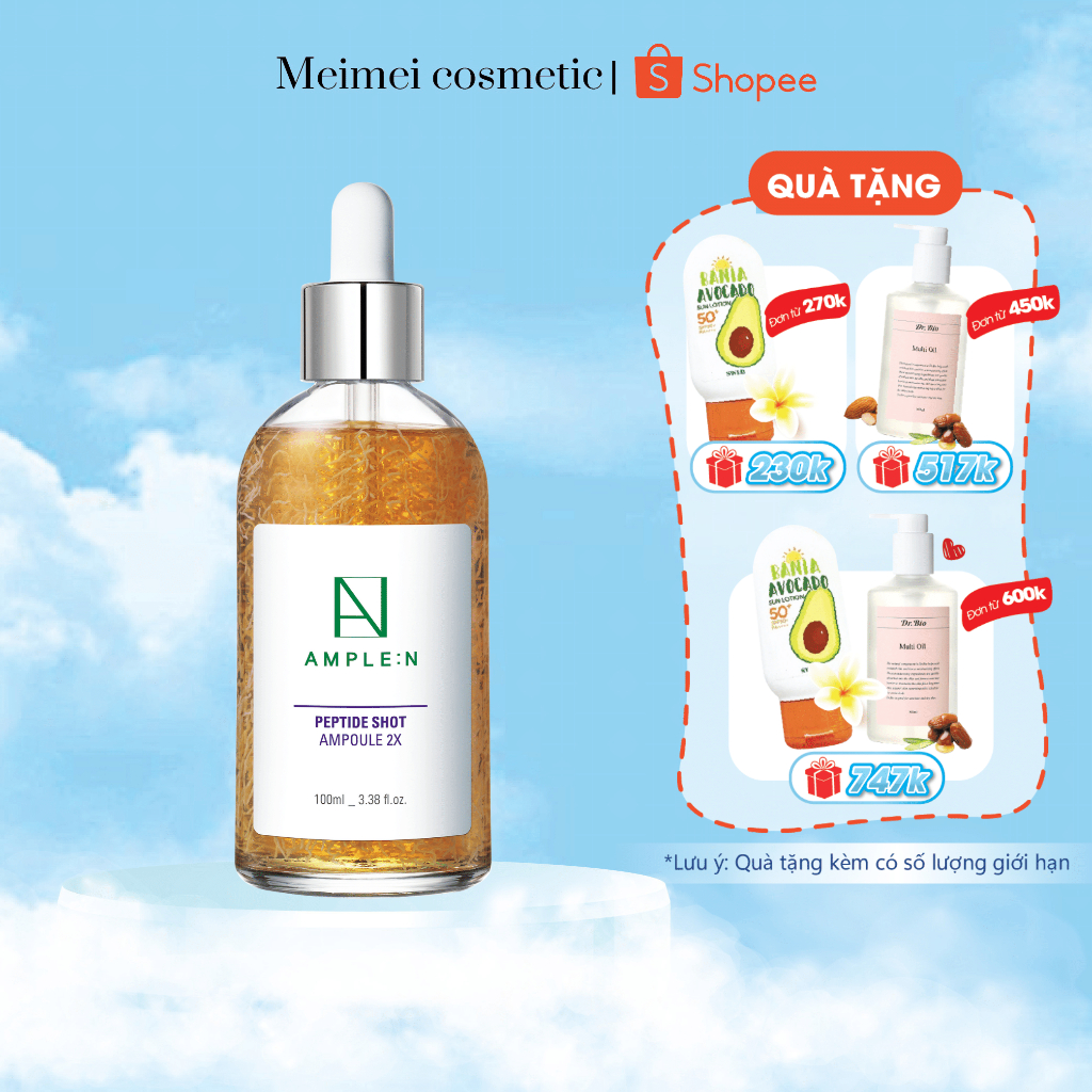 Tinh Chất Dưỡng Trắng, Chống Lão Hóa Ample:N Peptide Shot Ampoule 2X