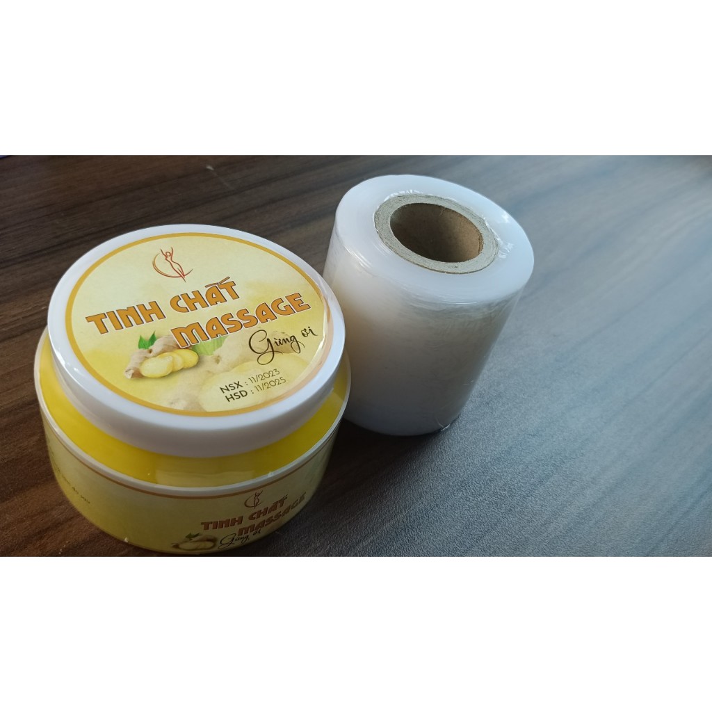 Kem Tan Mỡ Bụng Massage Hidati Chiết Xuất Gừng Ớt Giảm Mỡ Bụng Cấp Tốc 500g 1 Cuộn Nilong 1 Thướt Dây