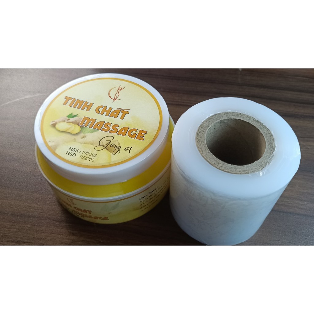 Kem Tan Mỡ Bụng Massage Hidati Chiết Xuất Gừng Ớt Giảm Mỡ Bụng Cấp Tốc 500g 1 Cuộn Nilong 1 Thướt Dây