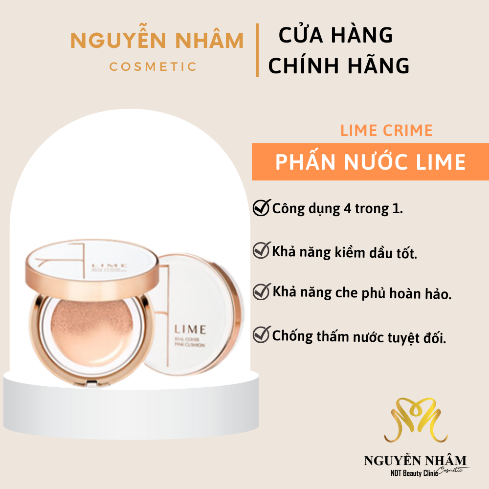 Phấn Nước LIME CUSHION SPF50+/Pa+++