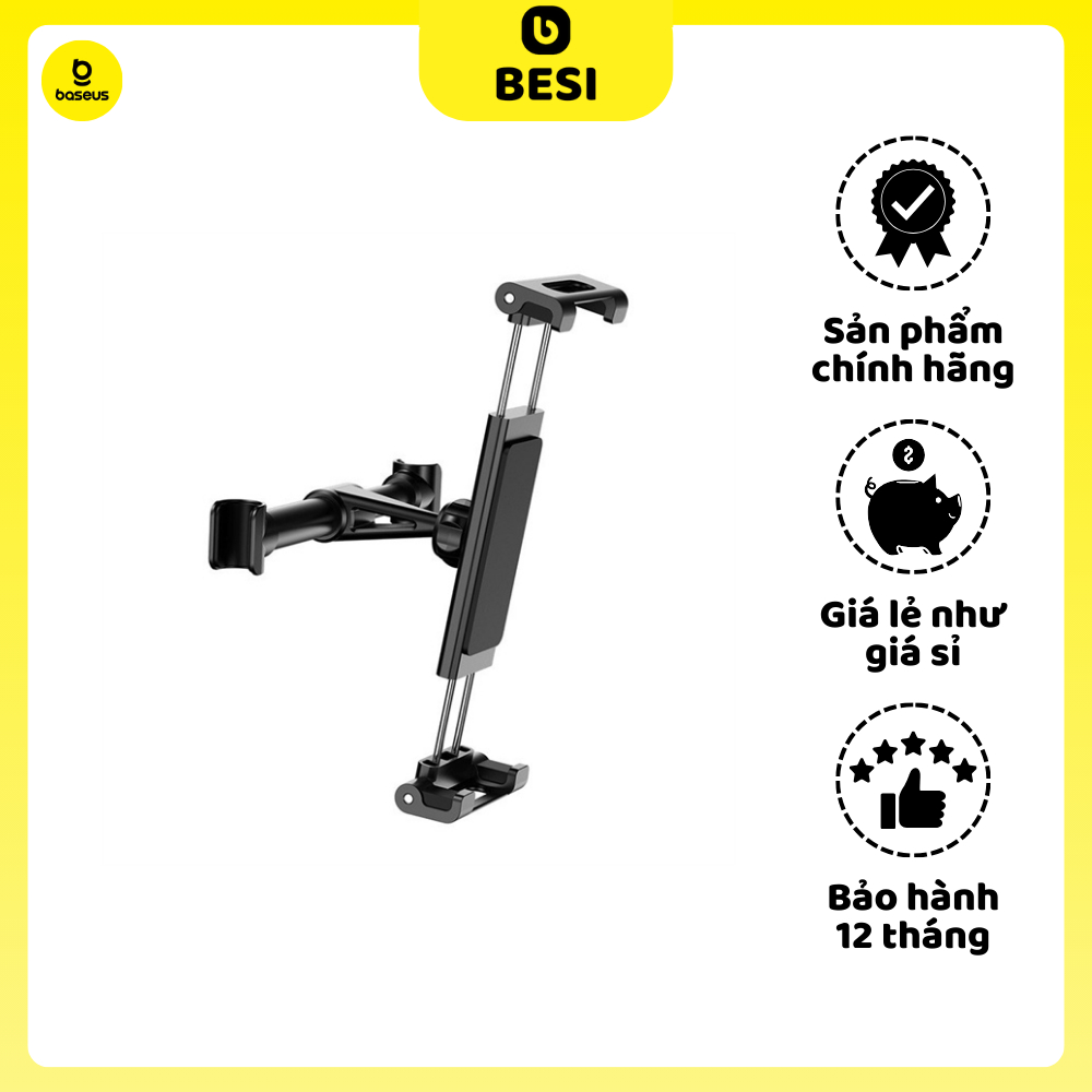 Đế giữ điện thoại / iPad trên xe hơi Baseus Backseat Car Mount LV236