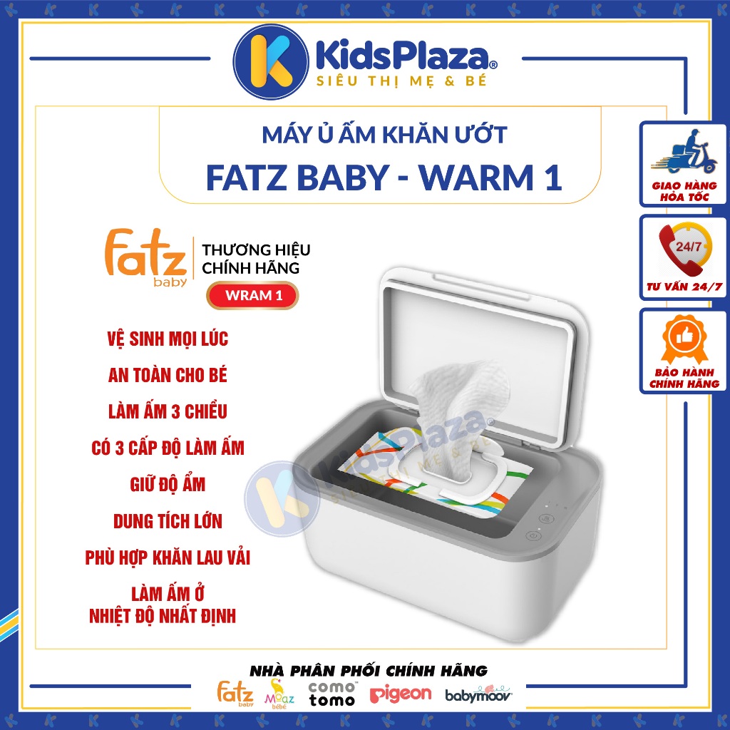 Máy Ủ Ấm Khăn Giấy Ướt Fatzbaby Warm 1 Wram 2