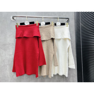 Áo thun gân len nữ trễ vai kiểu hàn quốc, áo len tăm cao cấp mỏng dài tay sweater Mã:C88789