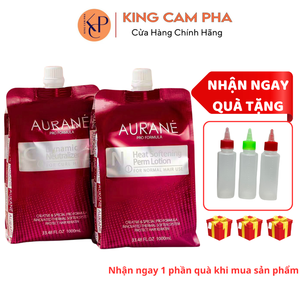✔️ THUỐC UỐN DUỖI MỀM HOÁ TÓC AURANE 1000ml PHÁP