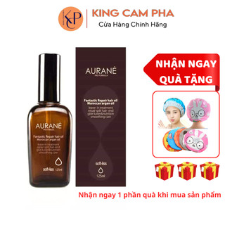 TẶNG MŨ TRÙM TÓC - [ CHÍNH HÃNG 💯💯 ] Tinh dầu dưỡng tóc aurane soft liss chai vuông 125ml