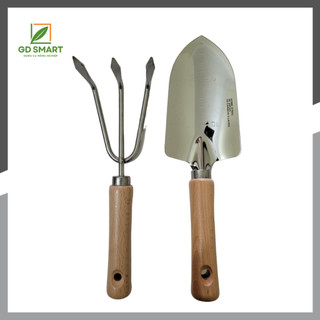 Combo dụng cụ làm vườn cây cảnh to xẻng xới đất cào đất - dụng cụ nông nghiệp gd smart