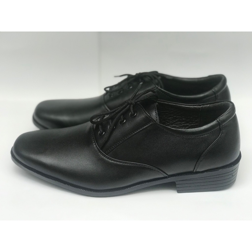 GIÀY DA NAM CÔNG SỞ MÃ 407 - Da Thật 100%, Có Khâu Đế, Bảo hành 12 tháng