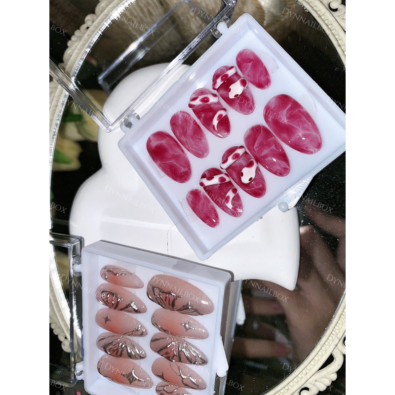 Ảnh thật Nailbox móng tay giả mẫu mới 099