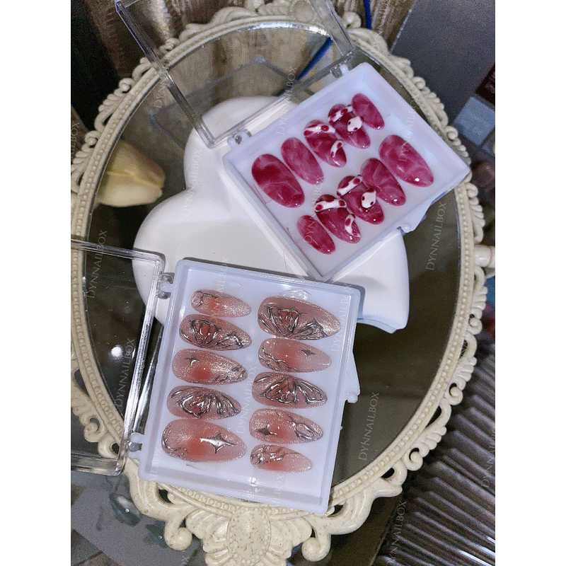Ảnh thật Nailbox móng tay giả mẫu mới 099