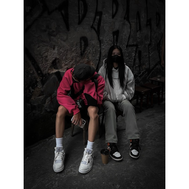 Áo Sweater Phối Basic form rộng