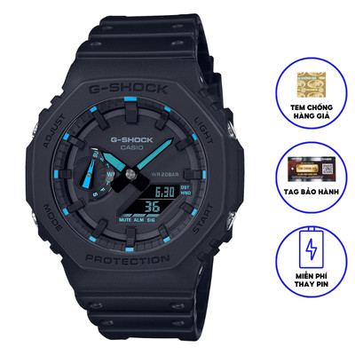 Đồng Hồ Casio Nam Dây Nhựa GSHOCK GA-2100-1A2DR Chính Hãng