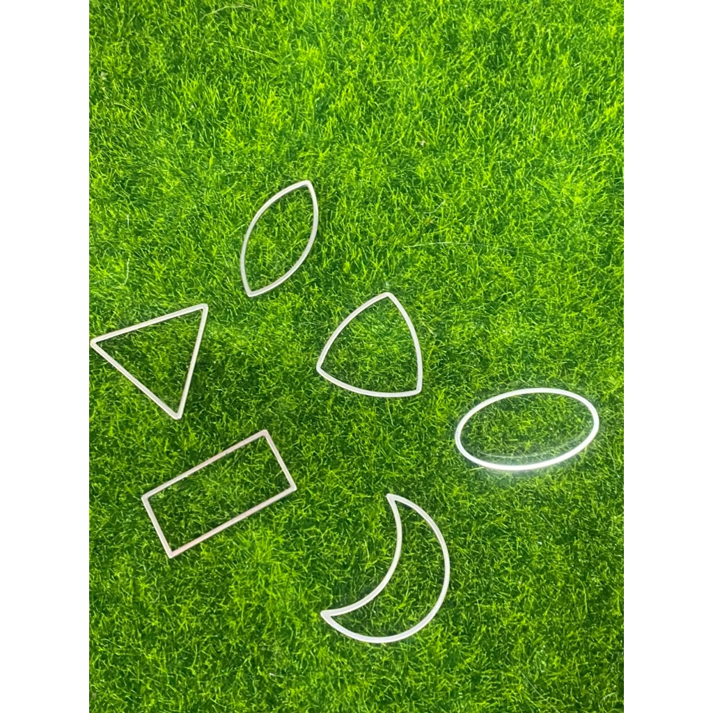 Set 2 mặt dây, bông tai thép không gỉ cao cấp làm trang sức, phụ kiện