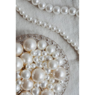 Hạt ngọc đính hoa trang trí handmade