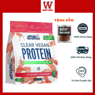  Clear Vegan Whey Protein Hydrolysed Protein Isolate - Sữa Tăng Cơ Thuần Chay Applied Nutrition  600g - 40 Servings  