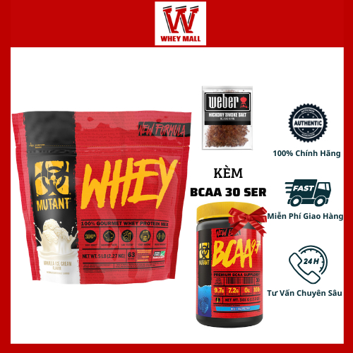 Sữa Tăng Cơ Mutant Whey Protein 5Lbs 2.27kg
