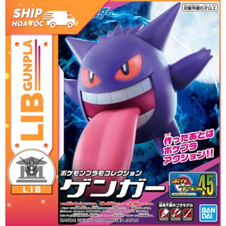 Đồ chơi mô hình lắp ráp Bandai Pokemon Pokepla Gengar