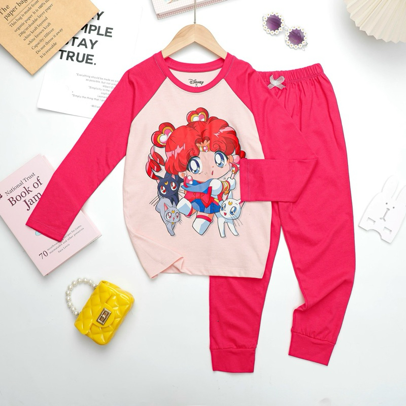 Bộ dài bé gái thun cotton size 16-45kg
