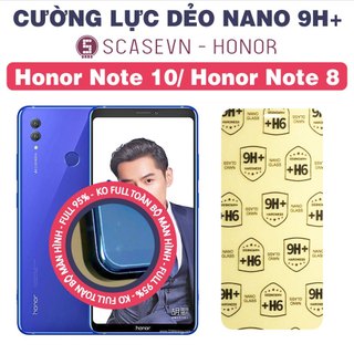 Cường lực dẻo nano trong suốt honor note 10/ honor note 8