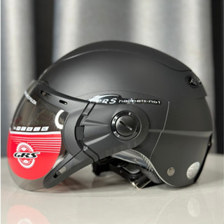 Mũ bảo hiểm nửa đầu có kính GRS a102 kính-Kính chống tia uv