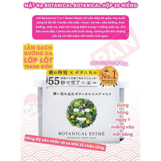 Mặt nạ thảo mộc Botanical Esthe Sheet Mask hộp 30 miếng