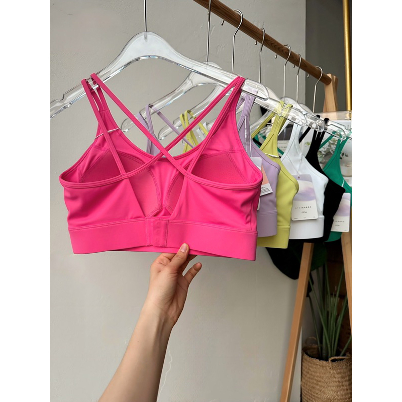 Áo Bra Thể Thao Tập Gym Yoga Mút Đúc Cao Cấp Chất Vải Lulu Thun Lạnh Mềm Mát Co Giãn Thoải Mái A4