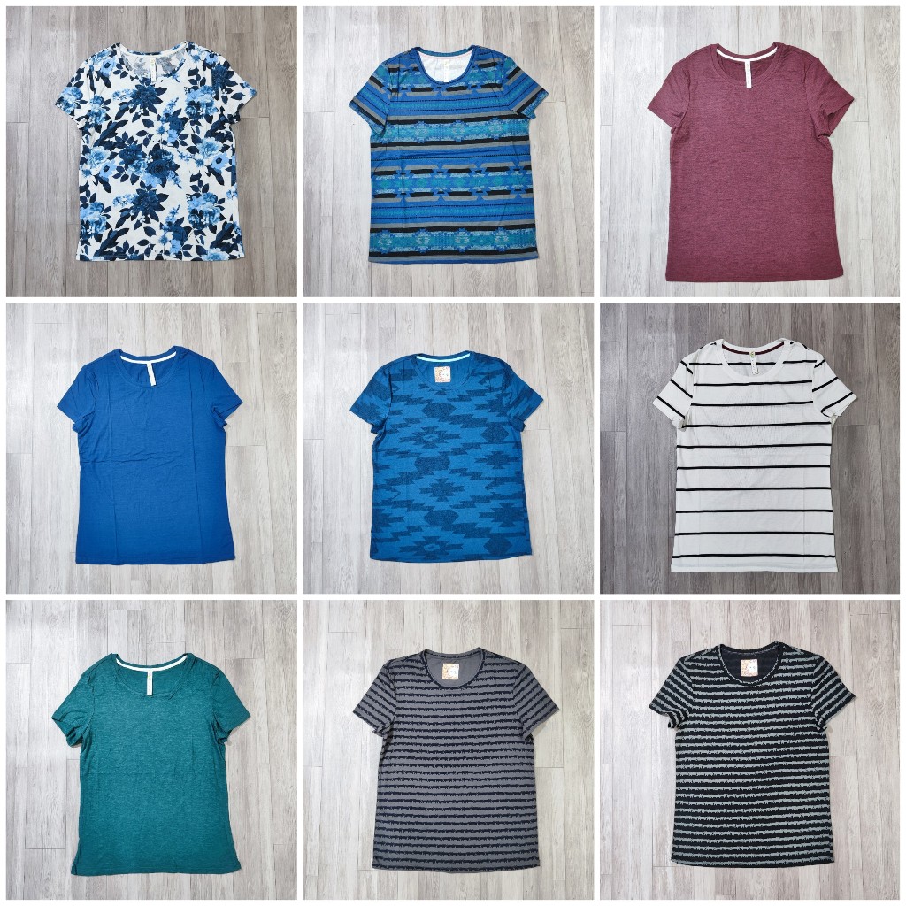 Áo thun nữ xuất dư cotton nhiều màu size