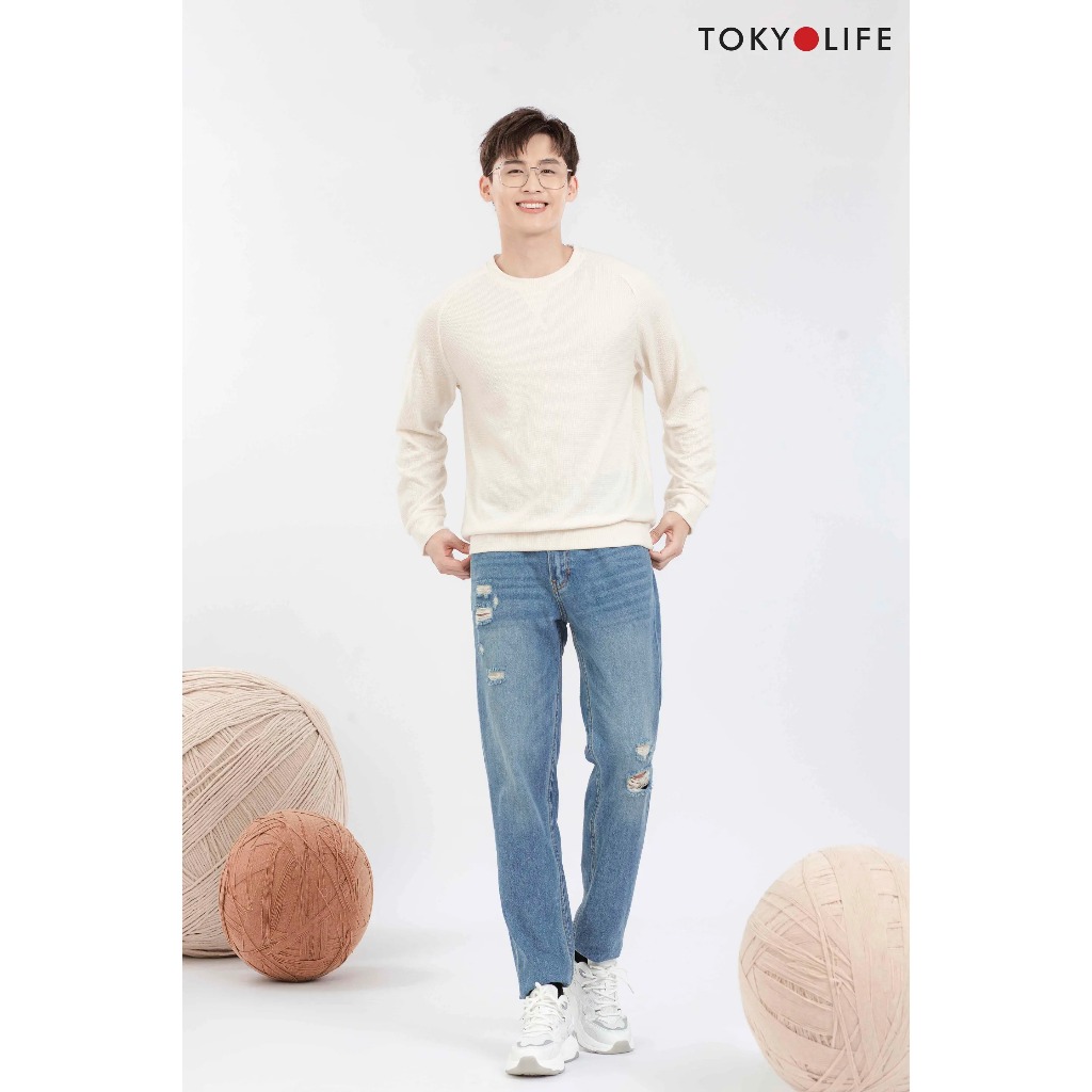 Áo Sweatshirt NAM cổ tròn tay dài dáng vừa thời trang TOKYOLIFE 40000011 / C7SWS504N